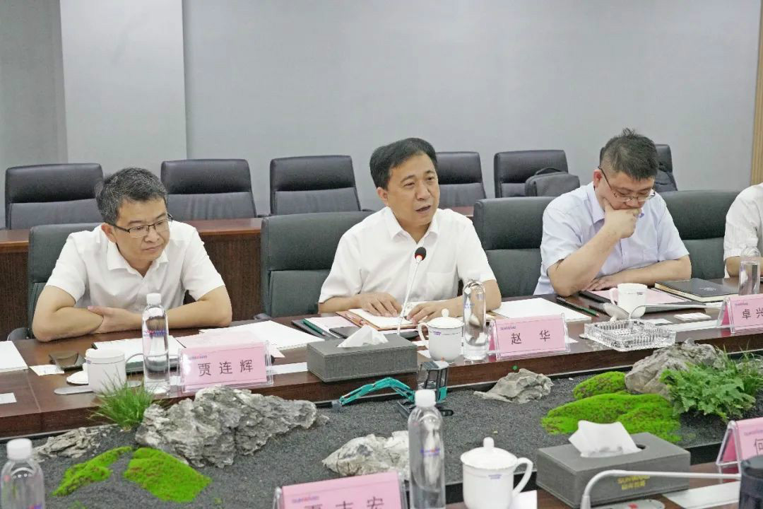 中铁装备赵华总经理莅临9888拉斯维加斯官网智能交流
