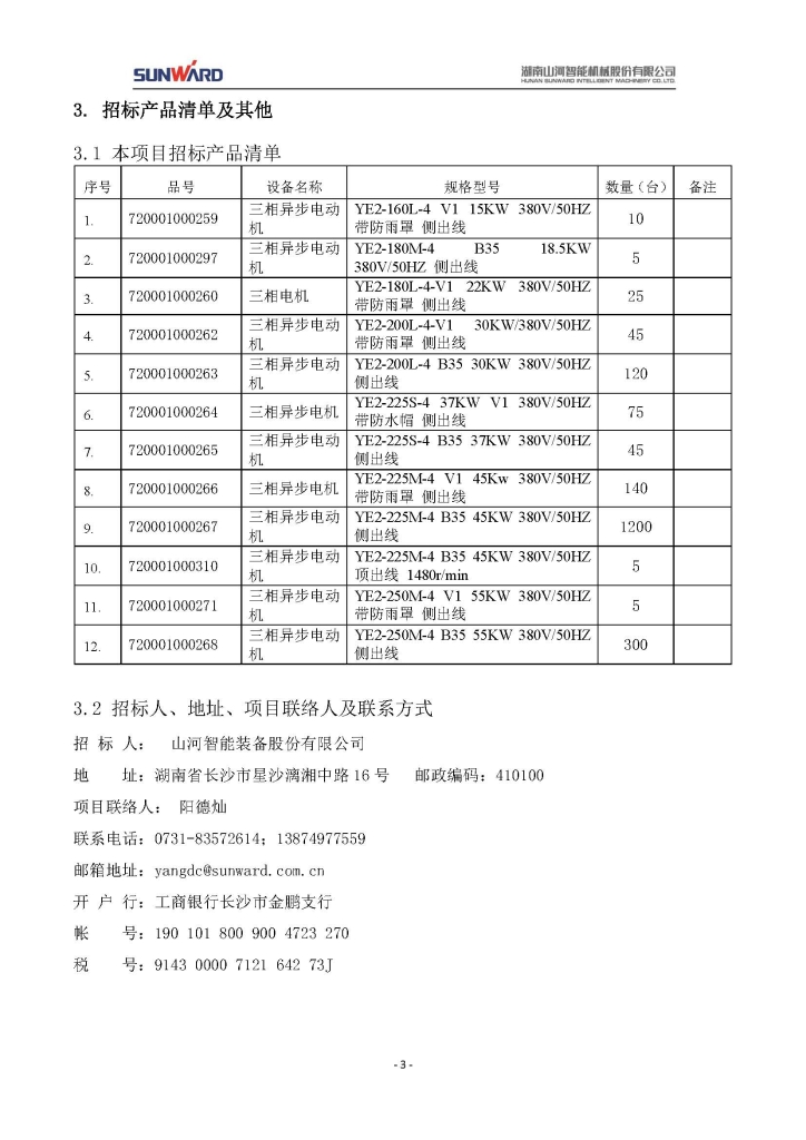 9888拉斯维加斯官网三相异步电动机采购项目