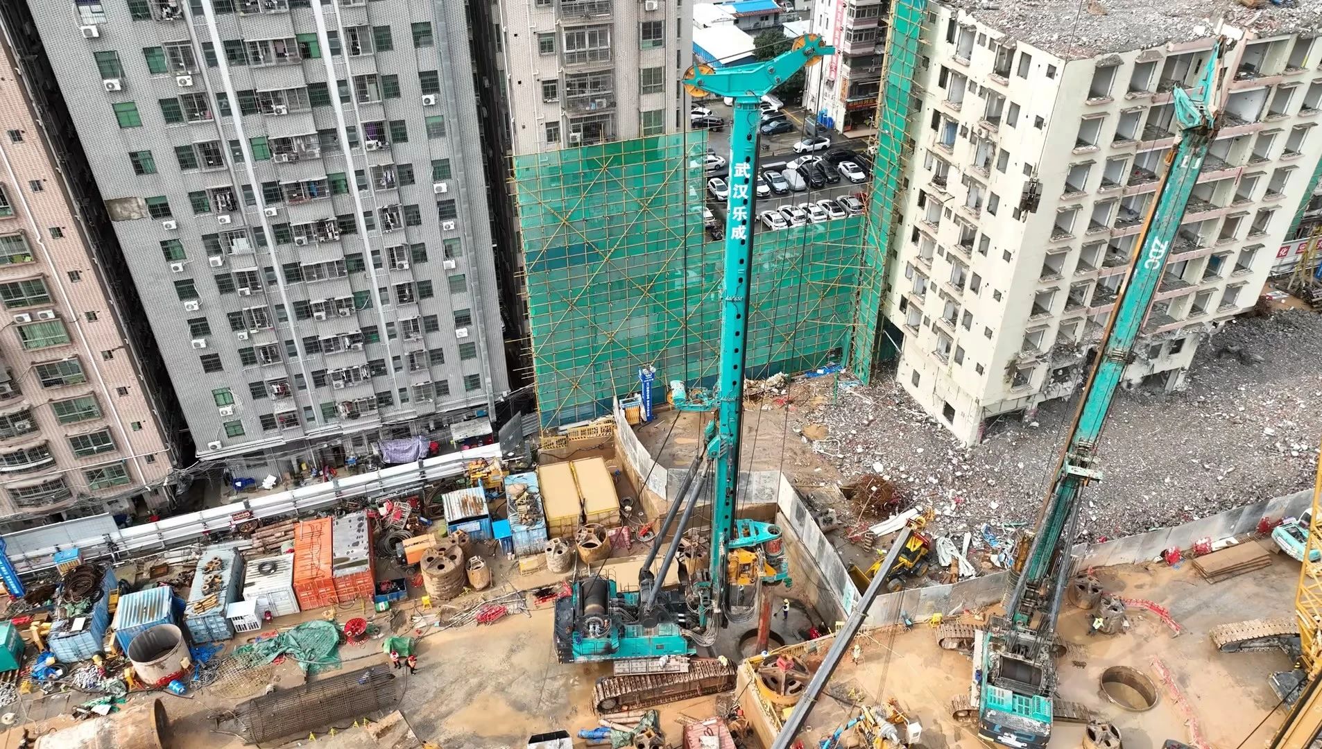 性能突出，超强助力！9888拉斯维加斯官网智能旋挖钻机助力深圳地铁五和站施工