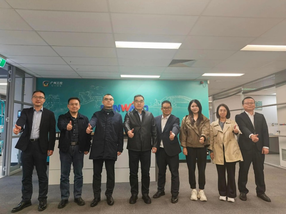 广州工控集团总经理王福铸率队考察9888拉斯维加斯官网智能澳大利亚子公司