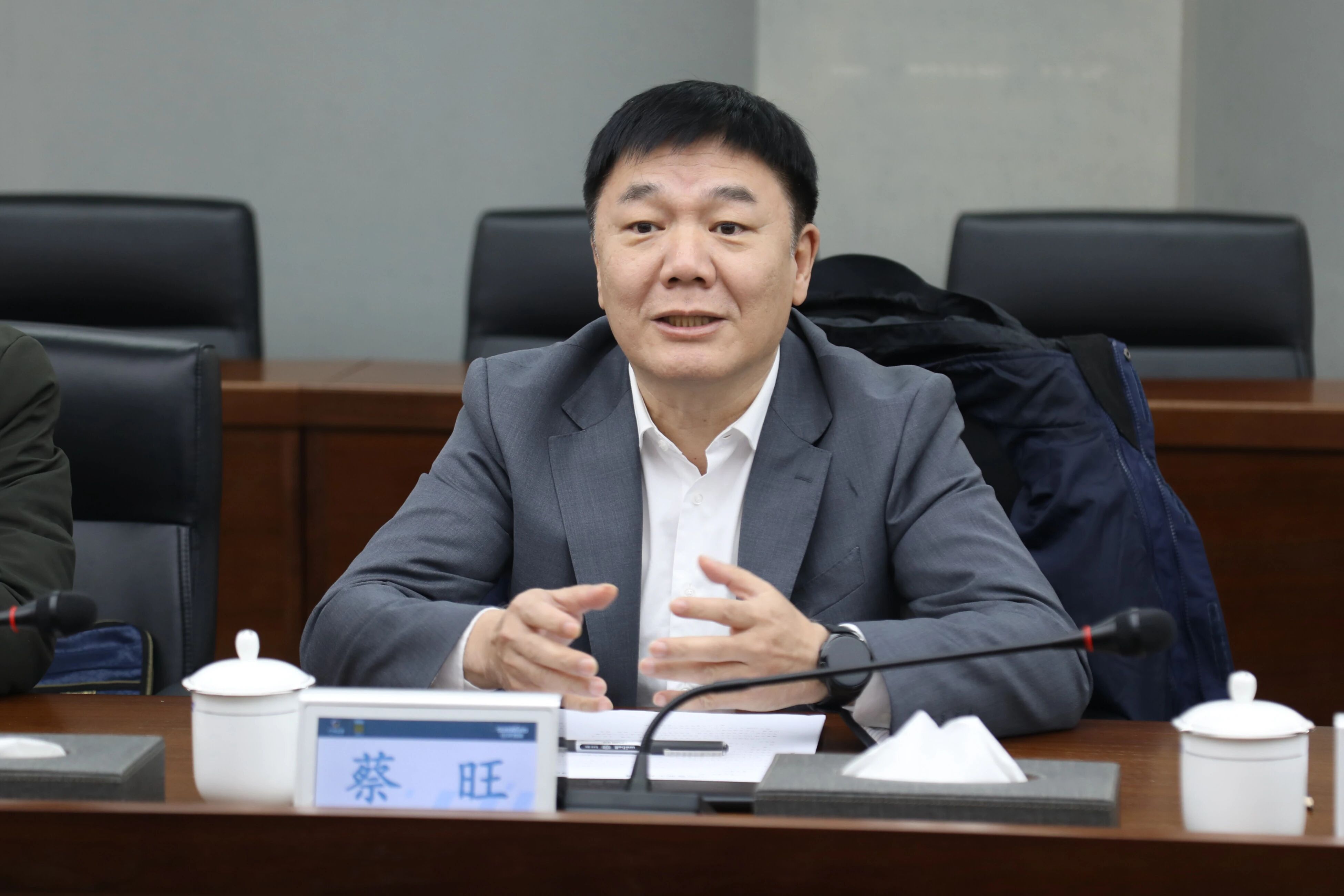 中国出口信用保险公司湖南分公司负责人蔡旺到访9888拉斯维加斯官网智能